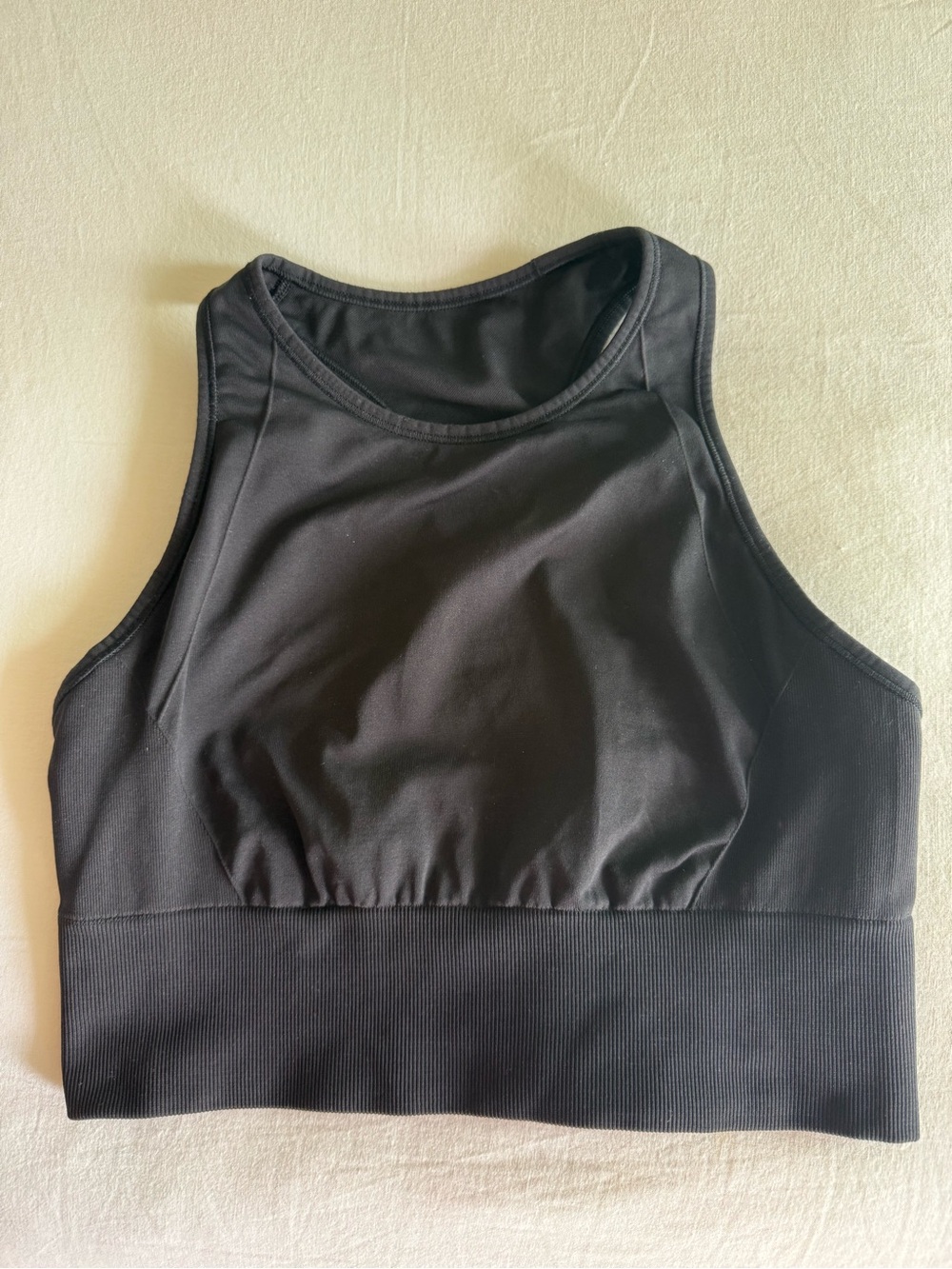lululemon athletica Black High-Neck Performance Sports Bra